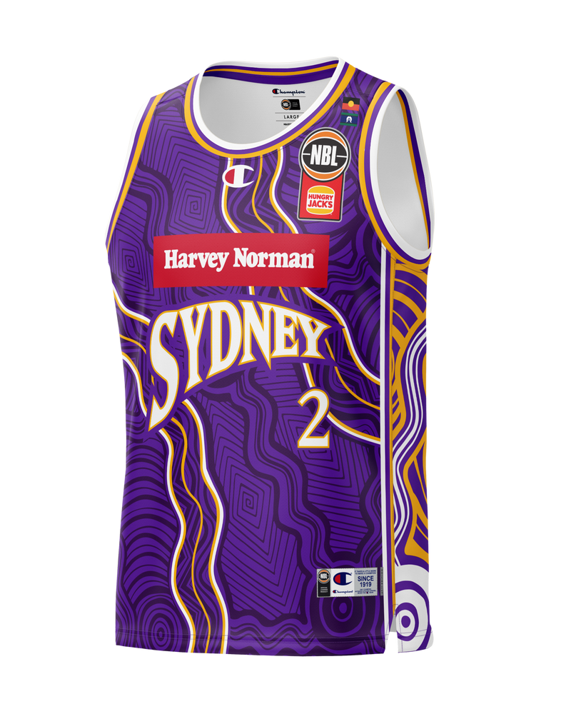 Sydney Kings NBL25 Indigenous Jersey - Adams