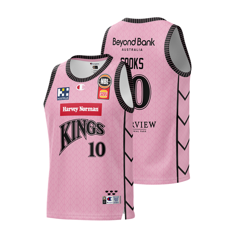 Sydney Kings NBL25 Pink Round Jersey - Cooks