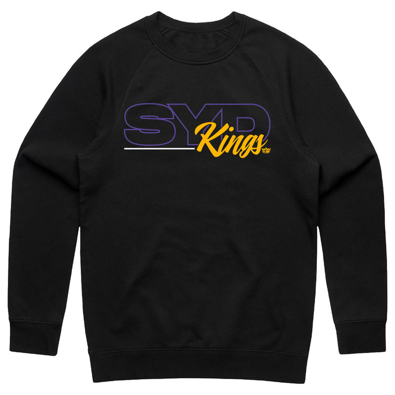 Sydney Kings NBL25 Script Crewneck