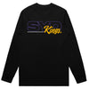 Sydney Kings NBL25 Script LS Tee