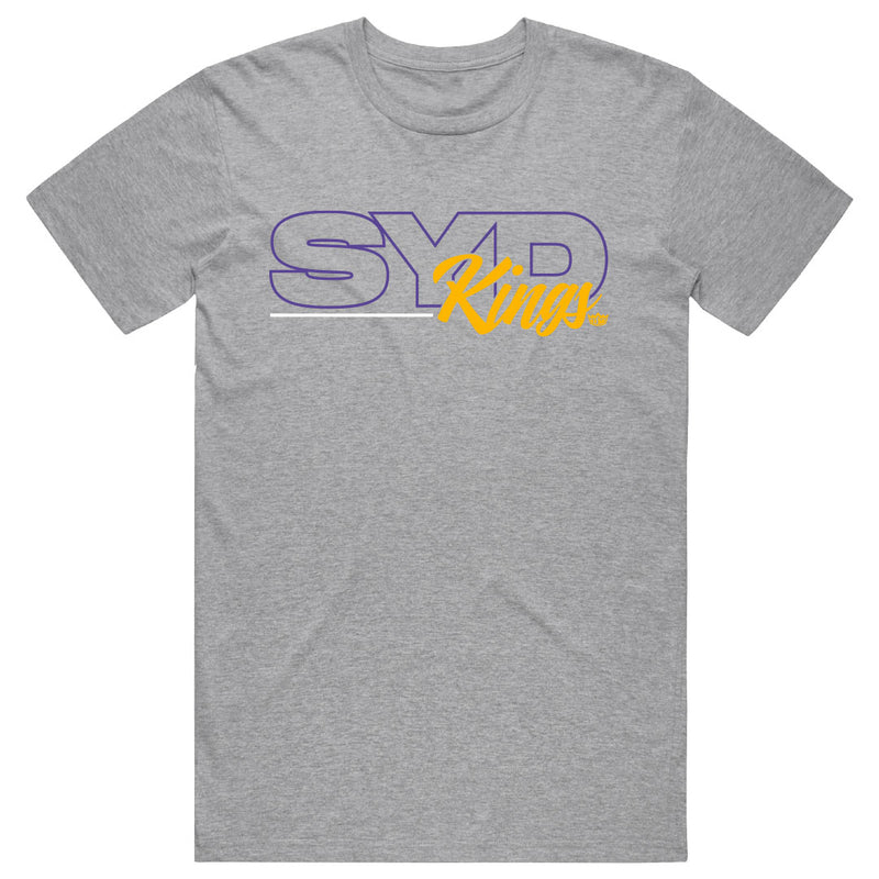 Sydney Kings NBL25 Script Tee