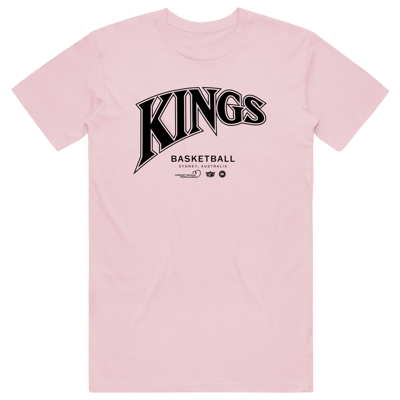 Pink Hoops Sydney Kings Cotton Tee