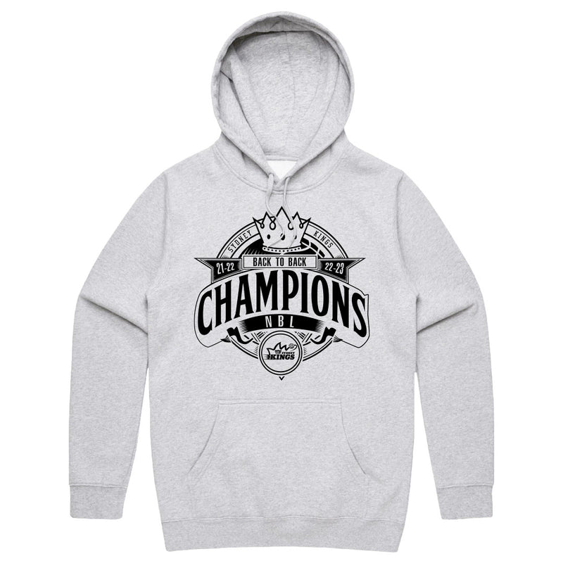 Sydney Kings NBL23 Back to Back Champions Mark Hoodie